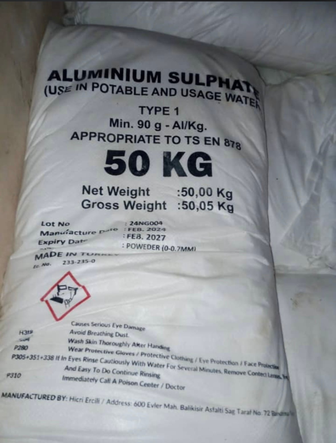 Aluminium Sulphate